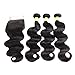 YePei Brazilian Virgin Body Wave 3 or 4 bundles With Free Part Closure Natural Color 100% Unprocessed Human Hair Weave Weft with Lace Closure