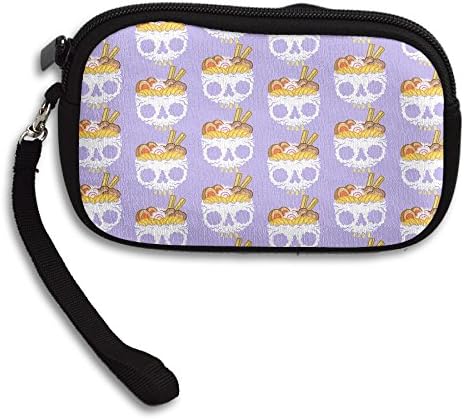 Ming Horse Women/girls Skeleton Bowl Ramen Small Purse Zero Wallet
