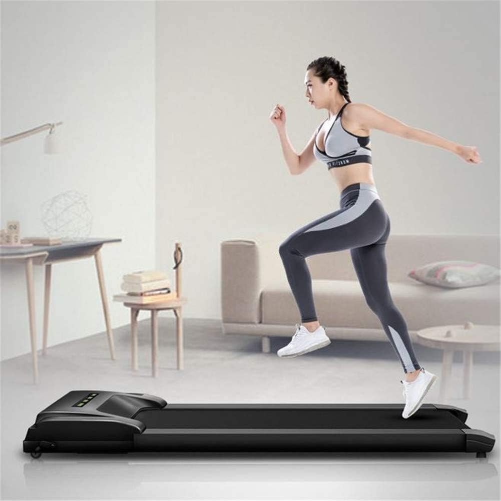 CXN Home Treadmill Running Machine Running Incline LCD Fixed Slope Wristwatch with Remote Control,1.0~8.0km/H, Household