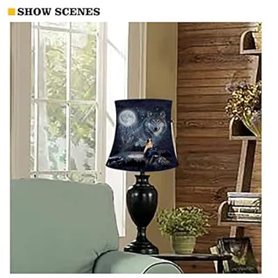 Cozeyat Palm Tree Beach Table Lamp Shades Mandala Desk Lamp Shade Handcrafted,Spider Lamp Shade Barrel Fabric Lampshade… 51zaJRk%2BH6L