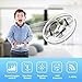 Dwi Dowellin Mini Drone for Kids Beginners Indoor RC Quadcopter 2.4Ghz 4CH 6-Axis Nano Drones RTF Helicopter D1 White