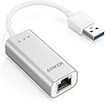 Anker USB 3.0 to Ethernet Adapter, USB 3.0 to Gigabit Ethernet Adapter, Aluminum Portable USB-A Adapter, Compatible with MacBook Pro 2015, MacBook Air 2017, and More