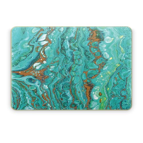 Laptop Skin Compatible with Apple MacBook Neo - Turquoise Ripple - Premium 3M V…