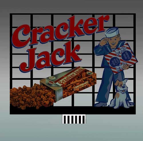88-0101 Large Model Cracker Jack Animated Lighted BillboardÂ by Miller Signs