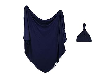navy blue swaddle set