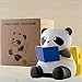 Spark Toys & Games Panda Bear Piggy Bank with Yellow Back-Pack and Book