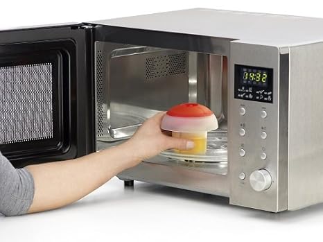 Lékué Ovo - Molde de Silicona para cocer Huevos, cilíndrico, Color Rojo