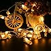 WONFAST LED Photo Clips String Lights, Battery Operated 5M 40 LED Peg Displaying Pictures Fairy Decorative Lights for Hanging Pictures Indoor Outdoor Party Christmas Decoration (40 Clips Warm White)