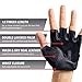 Harbinger Women's Pro Workout Weightlifting Gloves with Vented Cushioned Leather Palm (Pair) Black/Grey Small