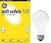GE Lighting 41036 100-Watt A19, Soft White, 8-pack