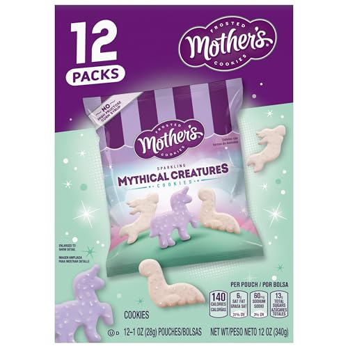 MOTHER’S SPARKLING MYTHICAL CREATURES COOKIES, 1 OZ INDIVIDUAL BAGS, 12 COUNT