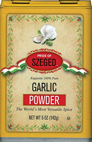 Szeged Garlic Powder in, 5-Ounce Tins (Pack of 6)