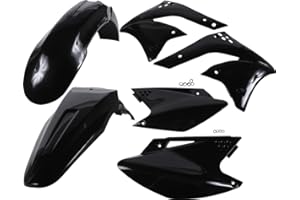 Acerbis Plastic Kit - Kawasaki KX250F 2006-2008 - Black - 2041050001