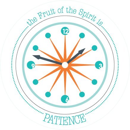 Fruit-Full Kids Plate: Patience The Fruit of the Spirit