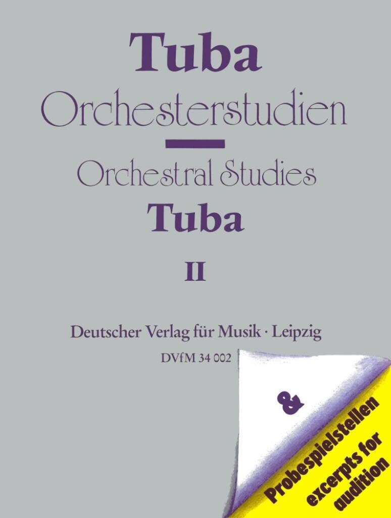 ORCHESTERSTUDIEN FUR TUBA BD.2 TROMBONE