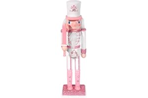 Zensounding 12 inch Pink Walnut Clip for Christmas Decoration Home Decor to Enhance The Christmas Atmosphere Collection of Walnut Clip Decorations (Pink Sword)