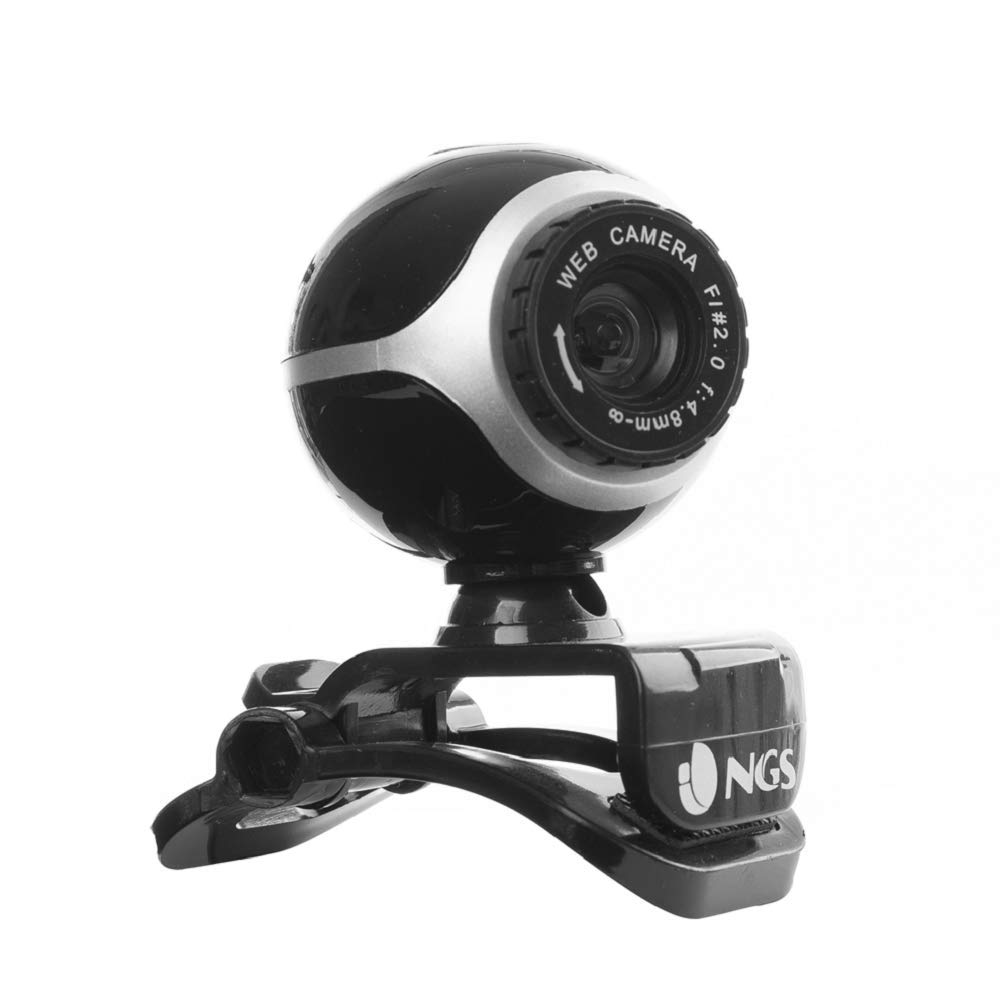 NGS XPRESSCAM300 - Webcam for PC with Built-In Microphone, VGA Resolution, USB 2.0 Connection and Plug&Play
