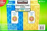 Kirkland Signature Disinfecting Wipes with Tencel, Fresh Air and Lemon, 304 Wipes