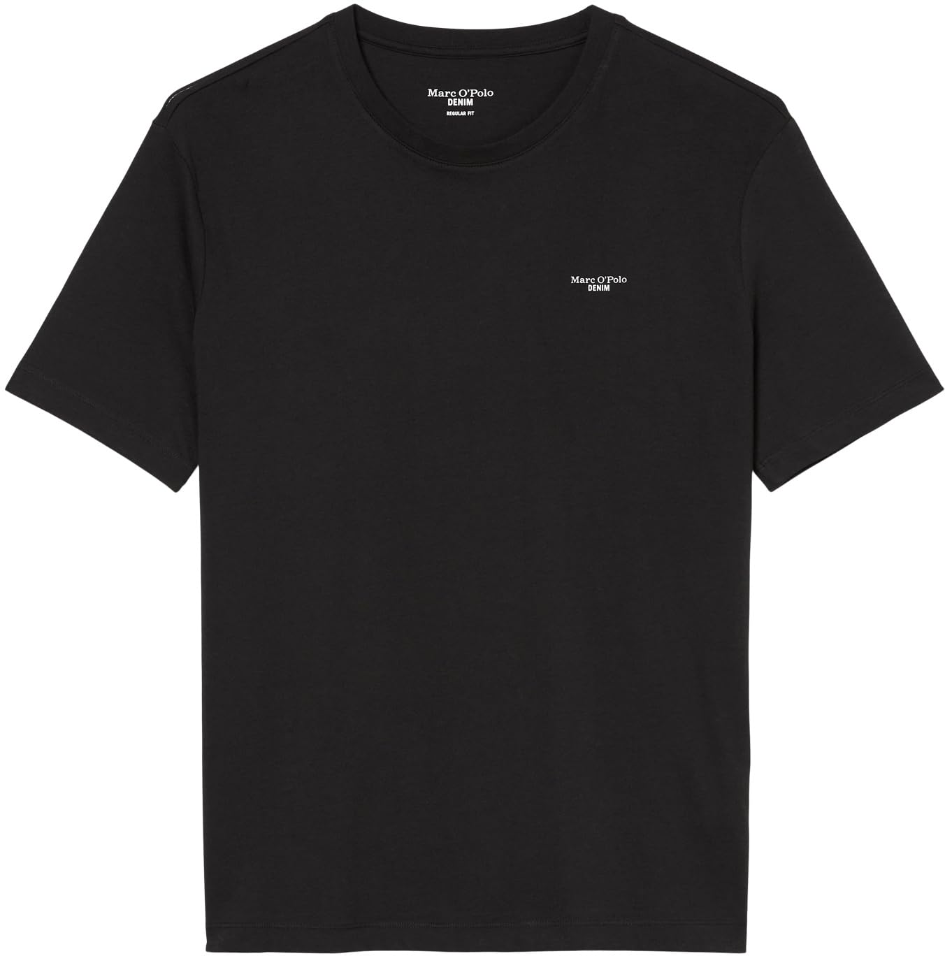 Marc O'Polo Denim Herren T-Shirt aus Bio-Baumwolle Regular Fit, Schwarz (Black), XL 6