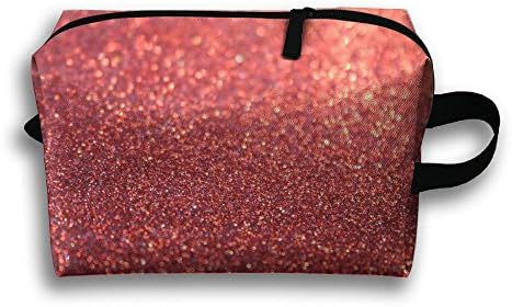 Rose Bling Travel Makeup Bag Simple 3D Printing Women' Multifunction Case