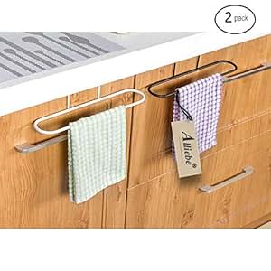 Alliebe 2pcs toallero Colgador Titular para Organizador de baño Cocina