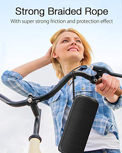 Bluetooth Speakers, Vanzon Climber-Z Portable Bluetooth V5.0 Wireless Speaker, with 30W Rich Bass& 360° Surround Sound, 16 Hr Playtime, IPX7 Waterproof, for Travel, Camping, Shower and Outdoors