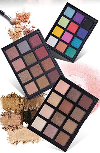 Pro Eyeshadow Palette Big Promotion!ZYooh Golden Pearl Matte Nude Cosmetic Eyeshadow Palette 12 Colors (D)