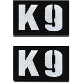Antrix 2 Pieces Reflective K9 Hook Loop Patch