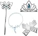Princess Cinderella Dress up Party 4-Piece Accessories Gift Set