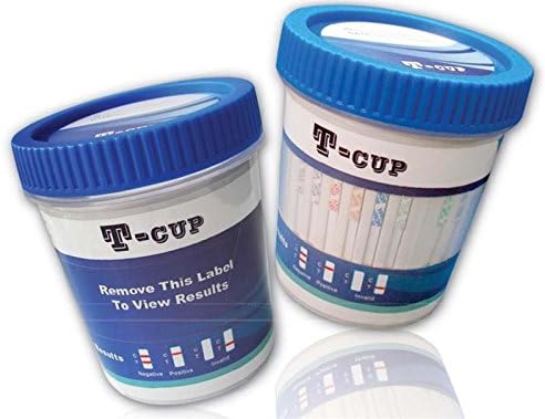 6 Panel Multi Drug Urine Test T-Cup (25 Cups) (COC/THC/OPI/AMP/mAMP/BZO)