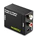 Musou RCA Analog to Digital Optical Toslink Coaxial Audio Converter Adapter with Optical Cable primary