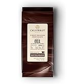Callebaut Recipe No. 811 Finest Belgian Dark Chocolate Callets 10kg Bag | 54.5% min dry cocoa solids; 36.6% fat; rich cocoa - balanced - smooth - fruity hints