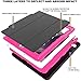 SEYMAC Case for iPad Pro 11 3rd/ 2nd/ 1st Generation, Heavy Duty Full-Body Shockproof Protective Case with Screen Protector, Rotating Stand, Hand/Shoulder Strap and Support Wireless Charging, Rose