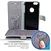 iPhone 6 Case, BUDDIBOX [Wrist Strap] Premium PU Leather Wallet Case with [Kickstand] Card Holder and ID Slot for Apple iPhone 6, (Grey)
