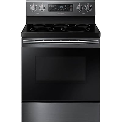 Samsung 5.9 Cu. Ft. Black Stainless Electric Convection Range