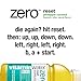vitaminwater zero reset, electrolyte enhanced water w/ vitamins, pineapple coconut drink, 20 fl oz
