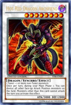 Yu-Gi-Oh! - Hot Red Dragon Archfiend (YF06-EN001) - 5D's Manga Promos - Promo Edition - Ultra Rare
