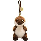 Plush Keychain Platypus Bag Charm |Adorable Platypus Keychain with Clasp for Women Men Teens & Animal Lovers|Easy Attached to Handbags Purses Backpacks Totes & Car Keys | Birthday Gift