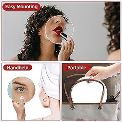 Round 30X Magnifying Mirror, 6'' Makeup Magnifying
