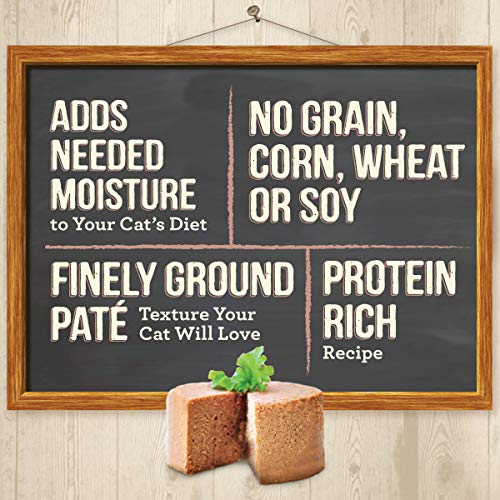 MERRICK PURRFECT BISTRO GRAIN FREE PREMIUM CANNED PATE ADULT WET CAT FOOD, VARIETY PACK, CHICKEN, DUCK, TURKEY – (PACK OF 1) 8.25 LB. CANS