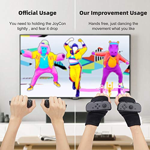 Switch Just Dance JoyCon Grip LeyuSmart Wrist Strap BOXing Design (Free
