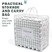Blocking Mats for Knitting - 9 Extra Thick Boards With 1 Inch Spaced Grid - For Needlepoint or Crochet - Includes 150 Stainless T-Pins and Convenient Storage Bag With Handles