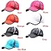 Voberry Men and Women Snapback Baseball Cap Outdoor Sports Mesh Hat (White)