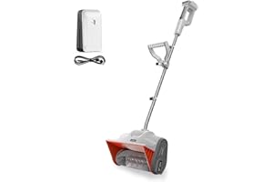 Litheli U20 Cordless Snow Shovel, 20V 13" Battery Powered Snow Thrower, Battery Snow Blower with Brushless Motor 4.0Ah Portab