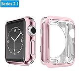Apple Watch Case iwatch Series 2 Cover Soft TPU Bumper Scratch Resistant protector Case for Apple watch 2nd Edition 42mm Rose Gold