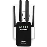 WiFi Extender, KeepTpeeK WiFi Repeater Range Extender 300Mbps 2.4GHz Signal Internet Extender Amplifier WiFi Booster with Four Antennas