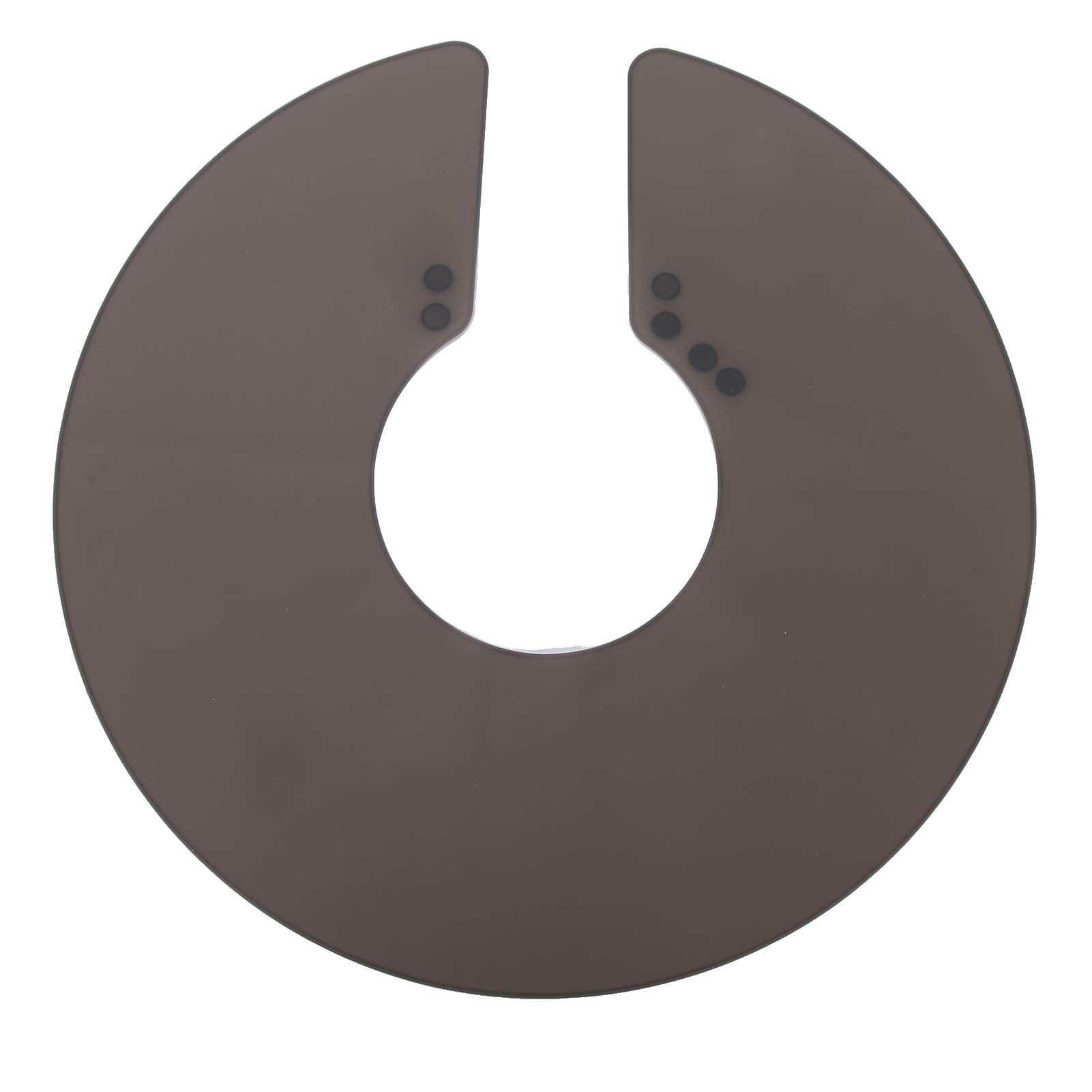 Cutting Collar, Silicone Waterproof Neck Wrap Guard for Haircut Professional Hairdressing Tool Hair Cutting Dyeing Pad Guide for Salon Stylist Home Use (17 * 16 * 2cm-Black)