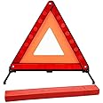 AISIBO Reflective Triple Triangle Car Warning Sign Roadside Hazard Sign Emergency Breakdown Board, Safety Triangle Warning Kit, Foldable Car Roadside Emergency Kit