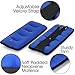 Yes4All C0E1 VFKG Upgraded Rower Seat Cushion, 24x32 in, D-Dark Blue-2.5 lbs Pair