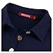 Miusol Women's Vintage Navy Style Long Sleeve Slim Business Pencil Dress Navy Blue Medium